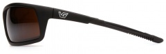 Очки баллистические стрелковые Pyramex Stonewall VGSB418T Anti-fog Коричневые 23%