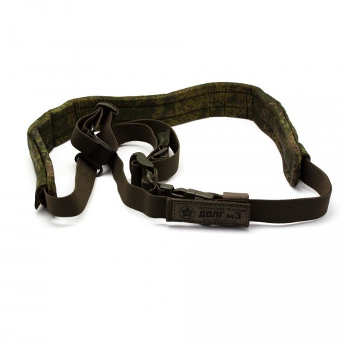 Ремень оружейный тактический Долг М3 1-2-3 точечный с мягкой подушкой универсальный Цифра