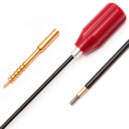 Шомпол в оплетке J.Dewey 30CA-44 для .27 - .34 калибра Мама 8/32 L=112 см Сталь