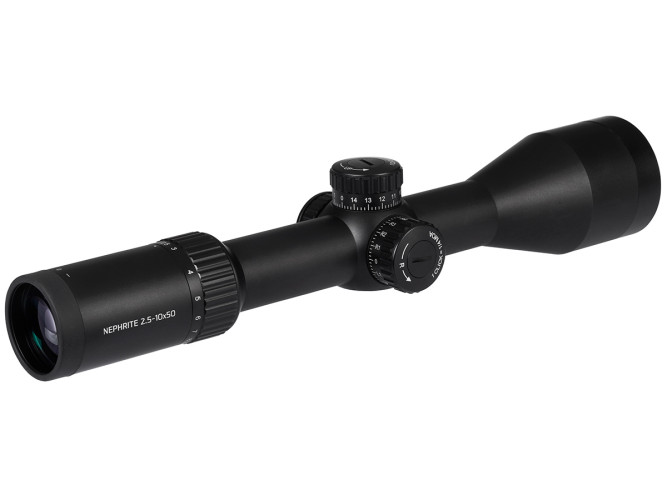 Прицел оптический Gaut Nephrite 2.5-10x50 Сетка 61 (Half MD) / Подсветка красная