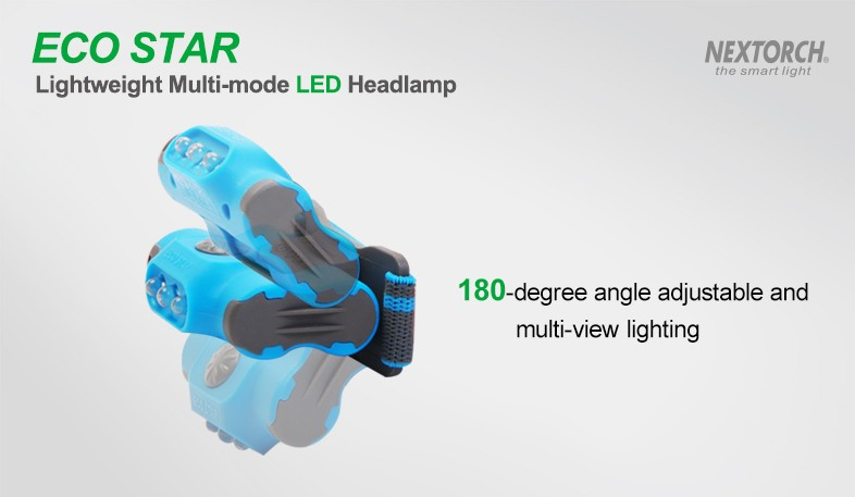 Налобный фонарь Nextorch ECO-STAR  светодиодный 30 lm Чёрный
