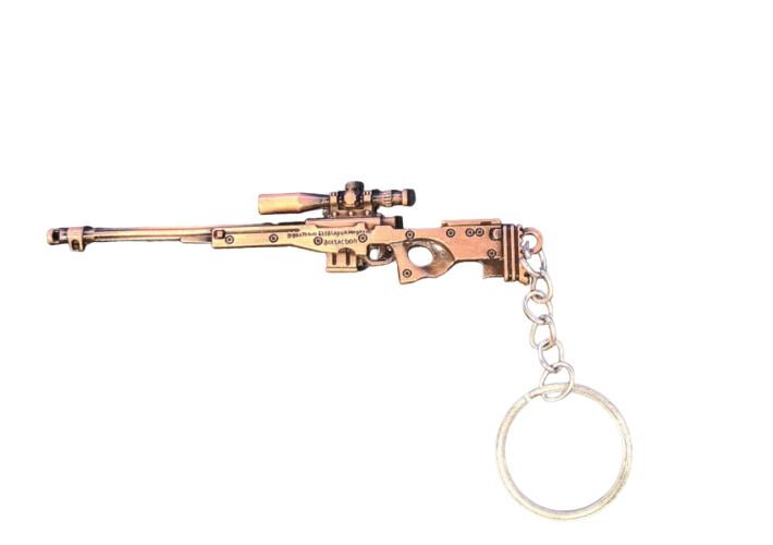 Брелок Microgun S Снайперская винтовка AWM Медный