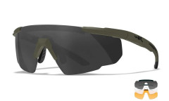 Очки баллистические стрелковые Wiley X Saber Advanced 308G Прозрачные 90% Серые 15% Рыжие 60%