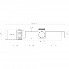 Прицел оптический Hawke Endurance 30 WA 1-4X24 IR SFP FP WP (16300) Сетка L4A