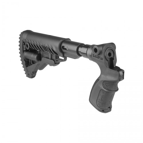 Приклад телескопический Fab Defense AGM500 FK SB для Mossberg 500 с амортизатором Чёрный