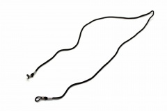 Шнурок-резинка для стрелковых очков текстильная 68 см Черный