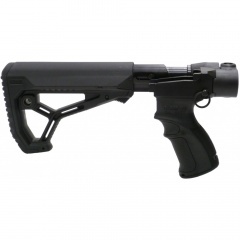 Приклад телескопический Fab Defense M4-SVD SB GL-CORE для СВД / Тигр с амортизатором Чёрный