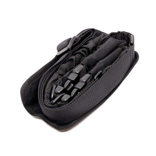 Ремень оружейный PMX Tactical PMX-12 II на 2 точки с амортизатором Чёрный