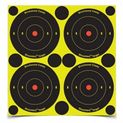 Мишень бумажная Birchwood Casey Shoot Bulls-Eye с проявлением попаданий 80 мм 48 шт