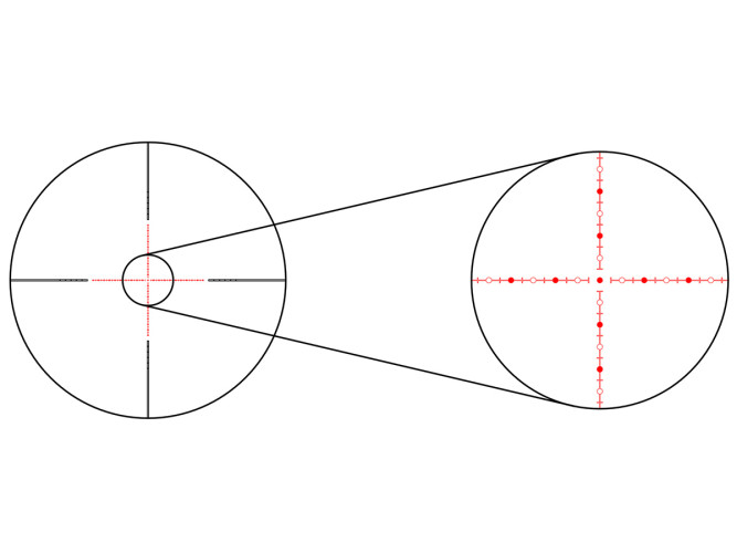 Прицел оптический Gaut Nephrite 3-12x42 Сетка 74 / Подсветка красная