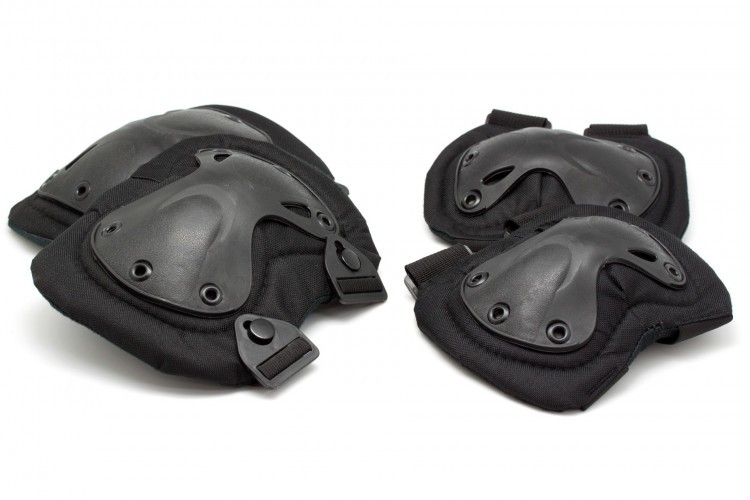 Комплект защиты Стикхант (Наколенники и налокотники) Чёрный