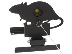 Мишень подъёмная Stalker для пневматики Крыса области попадания 40, 25, 15 мм Сталь