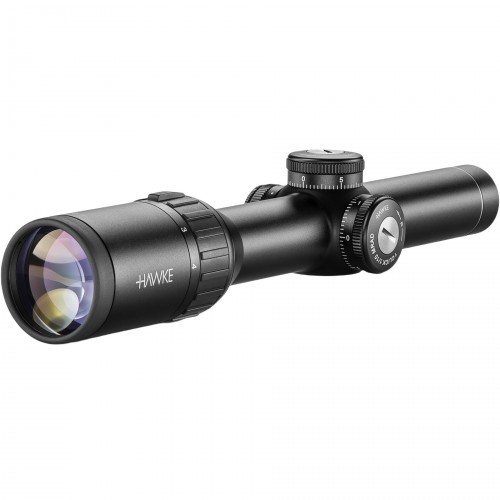 Прицел оптический Hawke Endurance 30 WA 1-4X24 IR SFP FP WP (16301) Сетка DOT 4 Tactical
