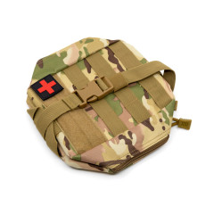 Аптечка тактическая Rusforce Emergency для хранения медикаментов 20x15x10 см Мультикам