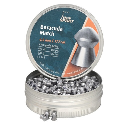 Пульки для пневматики HN Baracuda Match Конусообразные 4.51 мм 0.69 г (400 шт)