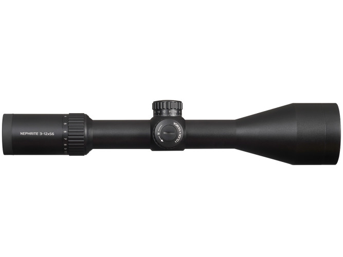 Прицел оптический Gaut Nephrite 3-12x56 Сетка 61 (Half MD) / Подсветка красная