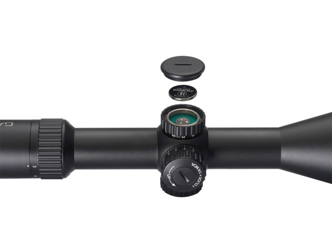 Прицел оптический Gaut Nephrite 3-12x56 Сетка 61 (Half MD) / Подсветка красная