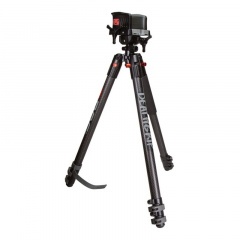 Опора телескопическая для оружия BOG Deathgrip 1099443 22 - 150 см с зажимом Карбон