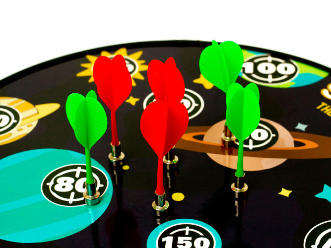 Набор Stinger 2 в 1 "Космос" для дартса c дротиками 12 шт D=38 см