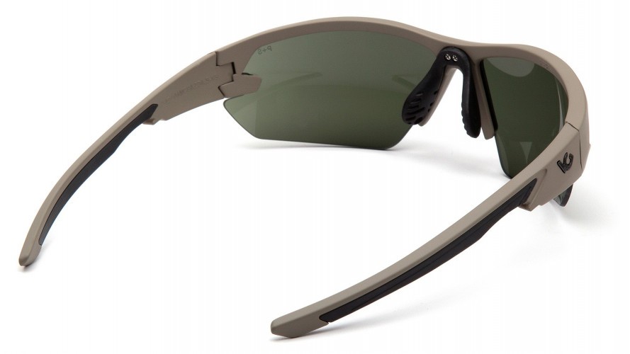 Очки баллистические стрелковые Pyramex Semtex 2.0 VGST1422T Anti-fog Тёмно-зелёные 10%