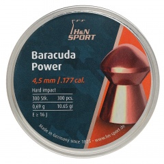 Пульки для пневматики HN Baracuda Power Конусообразные 4.5 мм 0.69 г (300 шт)