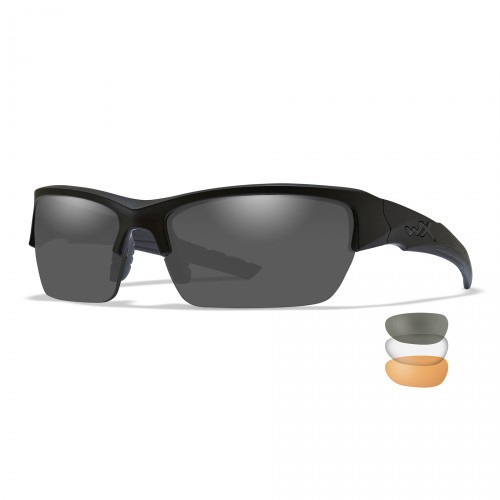 Очки баллистические стрелковые Wiley X Valor CHVAL06 Прозрачные 90% Серые 15% Рыжие 60%