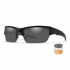 Очки баллистические стрелковые Wiley X Valor CHVAL06 Прозрачные 90% Серые 15% Рыжие 60%