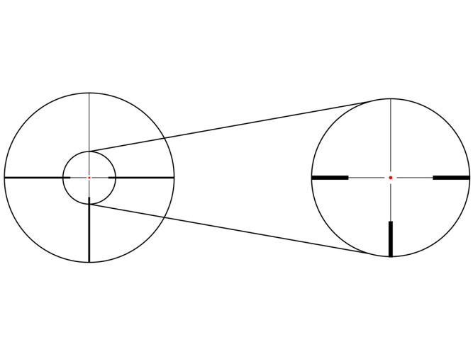Прицел оптический Gaut Nephrite 3-9x42 Сетка 32 / Подсветка красная
