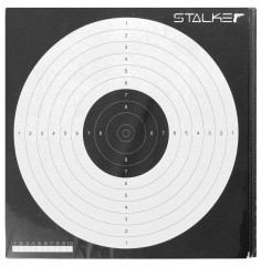 Мишень бумажная Stalker №17 для пневматического оружия 170х170 мм 50 шт