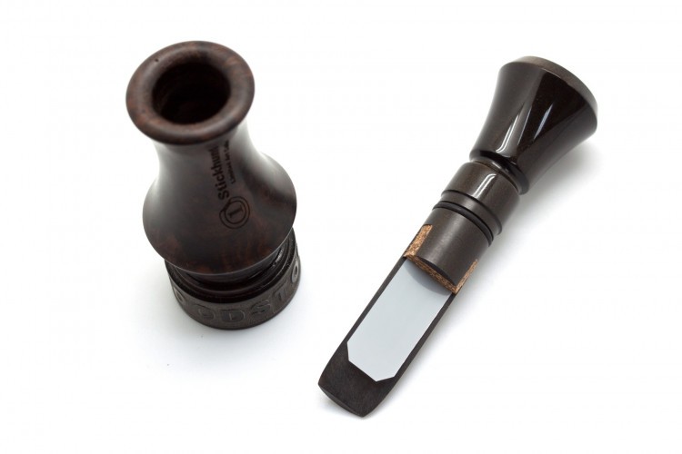 Манок духовой на утку акриловый Stickhunt ArtCalls Woodstock Орех 1 лепесток Шоколад