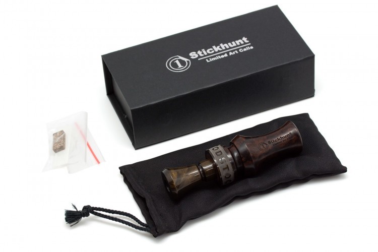 Манок духовой на утку акриловый Stickhunt ArtCalls Woodstock Орех 1 лепесток Шоколад