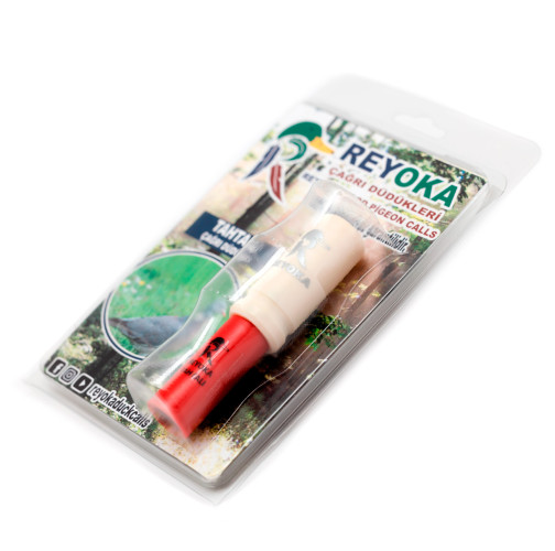 Манок духовой на голубя (вяхиря) Reyoka Tahtali Белый / Красный