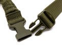 Ремень оружейный PMX Tactical PMX-11 II на 1 точку с амортизатором Зелёный