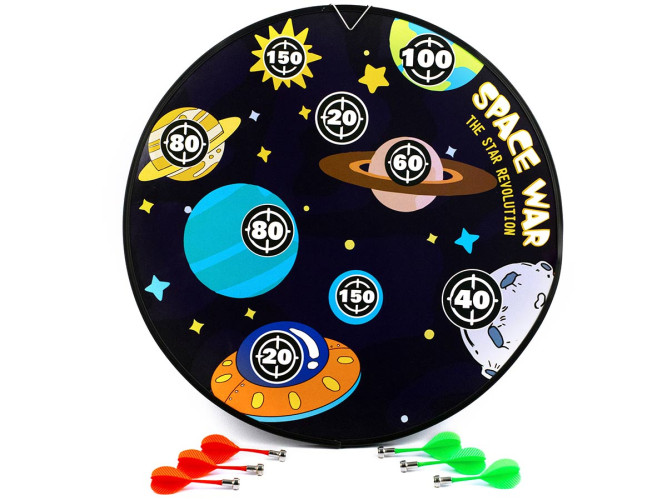 Набор Stinger 2 в 1 "Космос" для дартса c дротиками 12 шт D=43 см