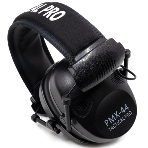 Наушники активные стрелковые PMX Tactical Pro PMX-44B 27-85 ДБ Черный