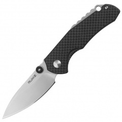 Нож складной Ruike P671-CB Клинок 7 см Карбон