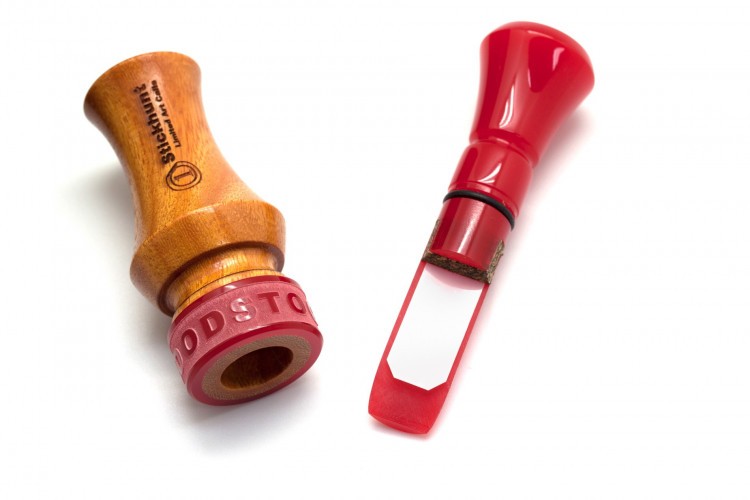 Манок духовой на утку акриловый Stickhunt ArtCalls Woodstock Хейдж 1 лепесток Красный