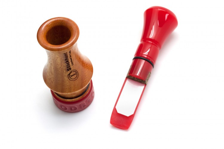 Манок духовой на утку акриловый Stickhunt ArtCalls Woodstock Хейдж 1 лепесток Красный