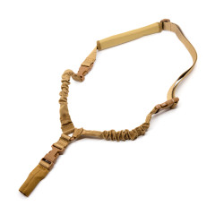 Ремень оружейный PMX Tactical PMX-11 II на 1 точку с амортизатором Койот