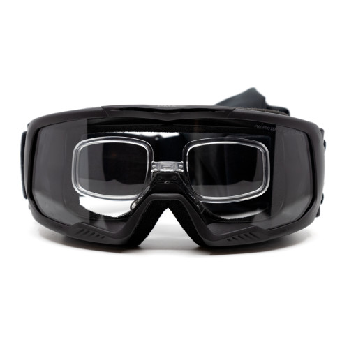 Очки-маска баллистические тактические PMX-Pro Warrion GB-600SDTRX KIT Anti-fog Diopter Прозрачные 96% / Жёлтые 89% / Серые 23%