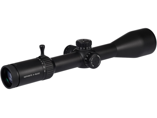 Прицел оптический Gaut Nephrite 4-16x50 SF Сетка 61 (Half MD) / Подсветка красная