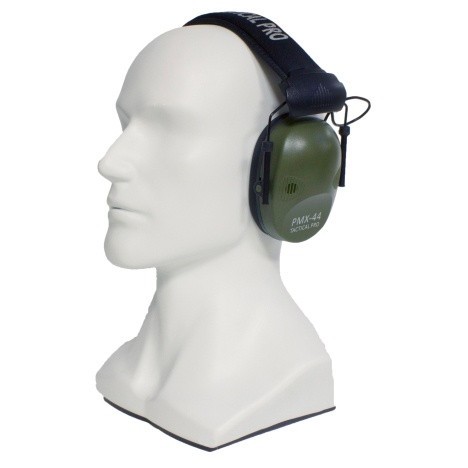 Наушники активные стрелковые PMX Tactical Pro PMX-44G 27-85 ДБ Зелёный