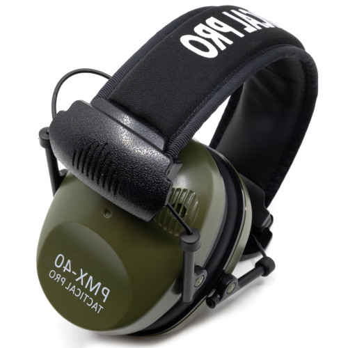 Наушники активные стрелковые PMX Tactical Pro PMX-44G 27-85 ДБ Зелёный