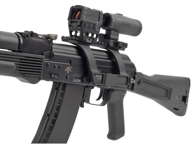 Кронштейн GTS Q.121 боковой боковой небыстросъёмный Picatinny для АК/Сайга