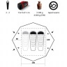 Палатка туристическая Trimm Trekking Frontier для 3-х человек Койот