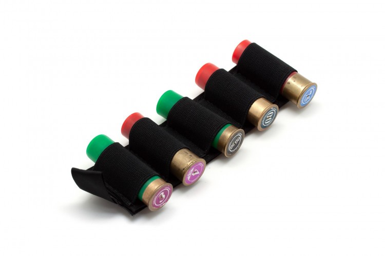 Съёмный патронташ Долг для 12 калибра на 6 патронов Черный