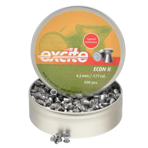 Пульки для пневматики HN Excite Econ II Плоские 4.5 мм 0.48 г (500 шт)