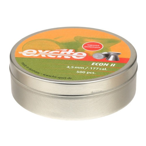 Пульки для пневматики HN Excite Econ II Плоские 4.5 мм 0.48 г (500 шт)