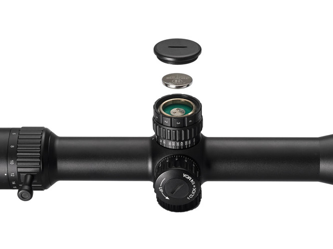 Прицел оптический Gaut Nephrite 6-24x50 SF Сетка 61 (Half MD) / Подсветка красная