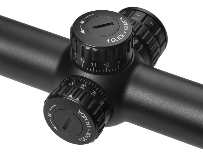 Прицел оптический Gaut Nephrite 6-24x50 SF Сетка 61 (Half MD) / Подсветка красная